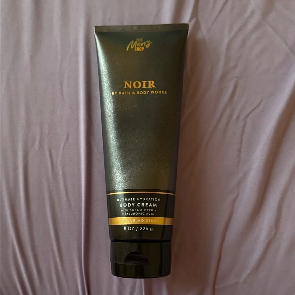 Bath & Body Works Noir Men's Body Cream - Black and Gold